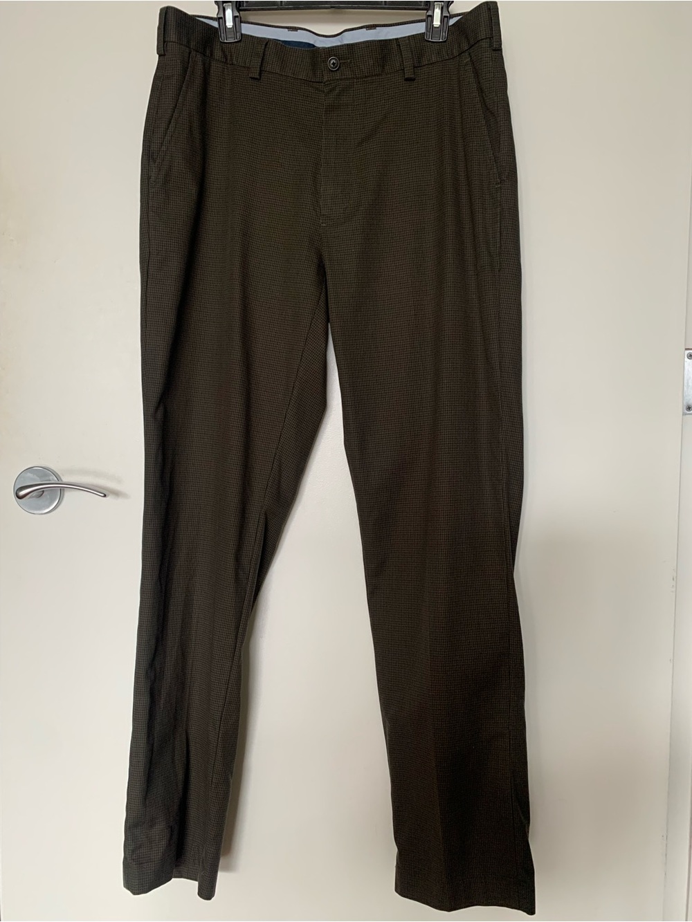Brooks Brothers Men's Advance Chino Clark Pants in Olive 34x32